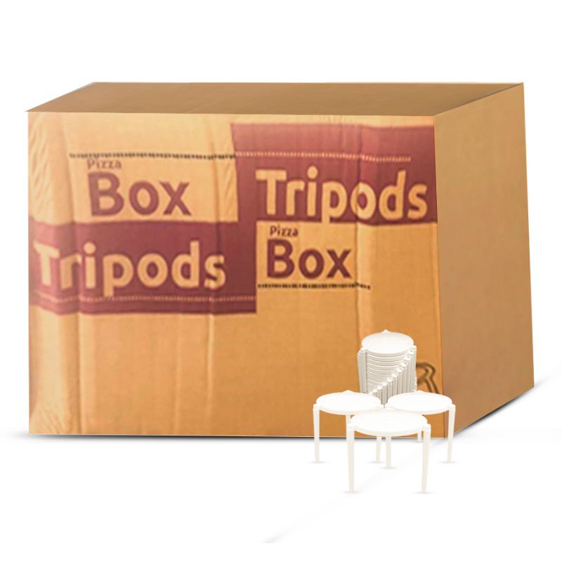 Tripods Pizza Box 1000Pcs (Tables)