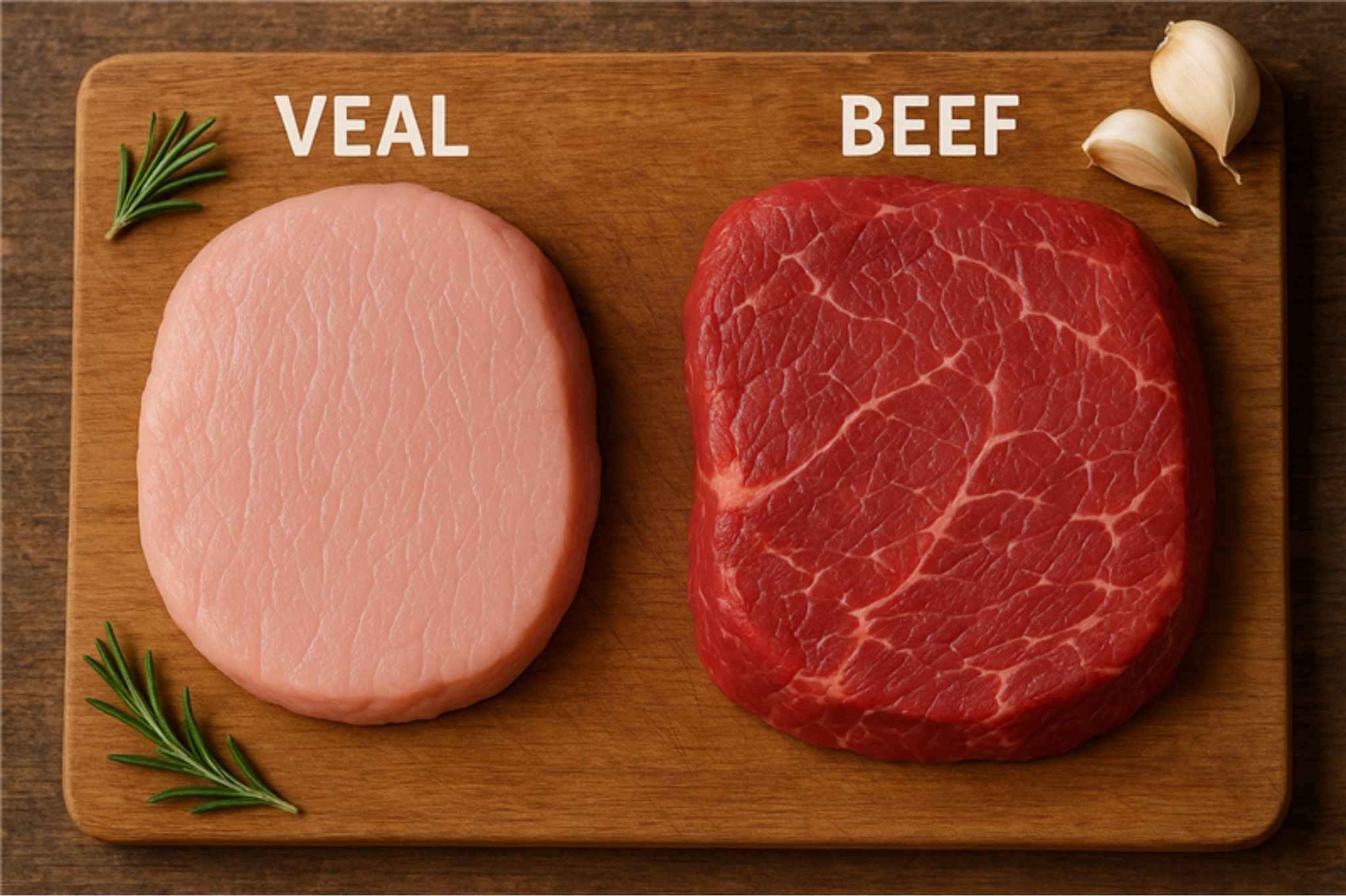 You are currently viewing Veal vs Beef 2025: Full Comparison of Flavor, Age, Nutrition & Price