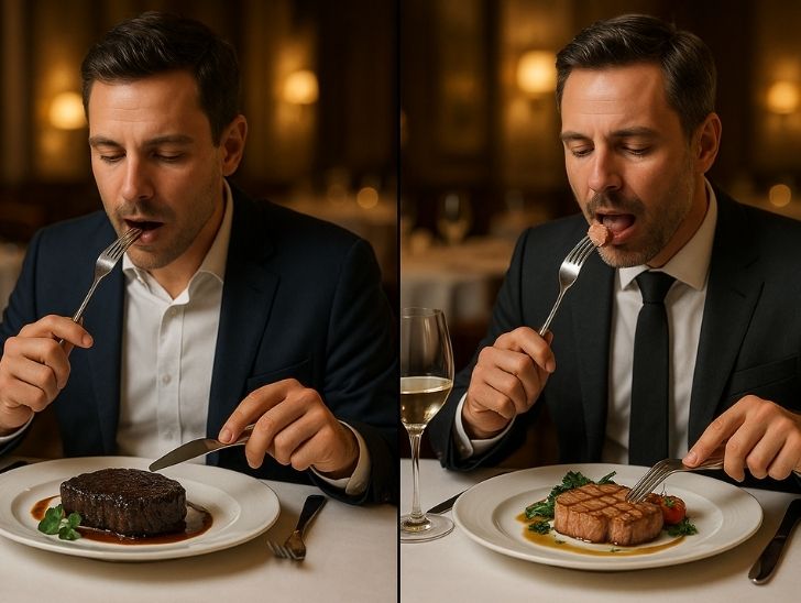 Veal vs beef Dinner